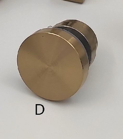 Sliding system fixed-panel fitting