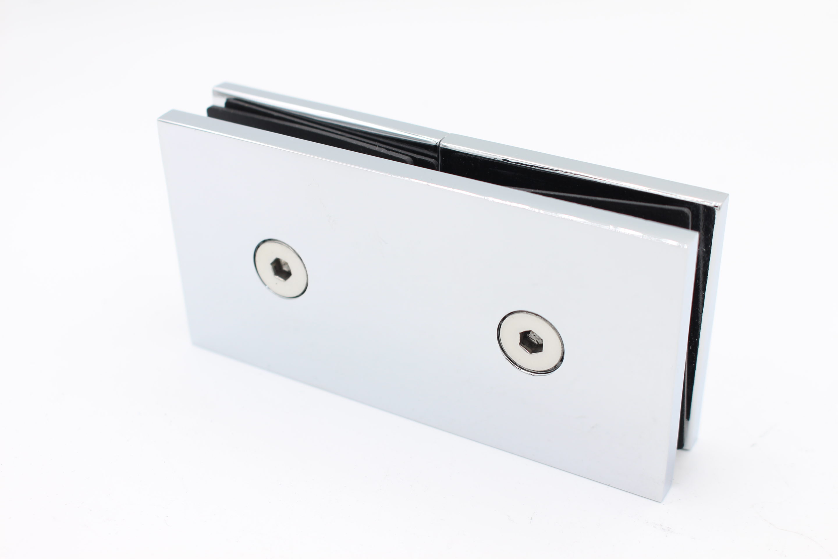 180° (inline) glass-to-glass bracket for 10 mm glass