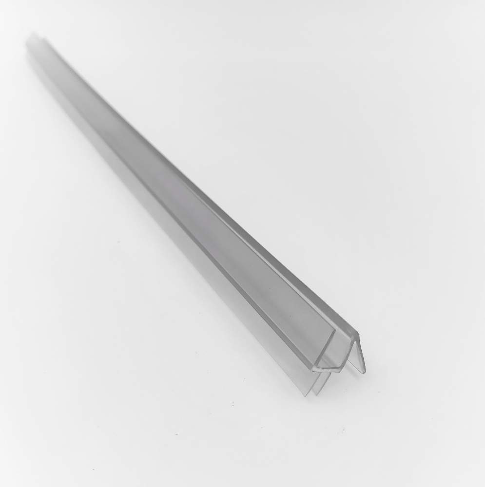 Super clear bottom door seal for 10 mm glass, 1200 mm